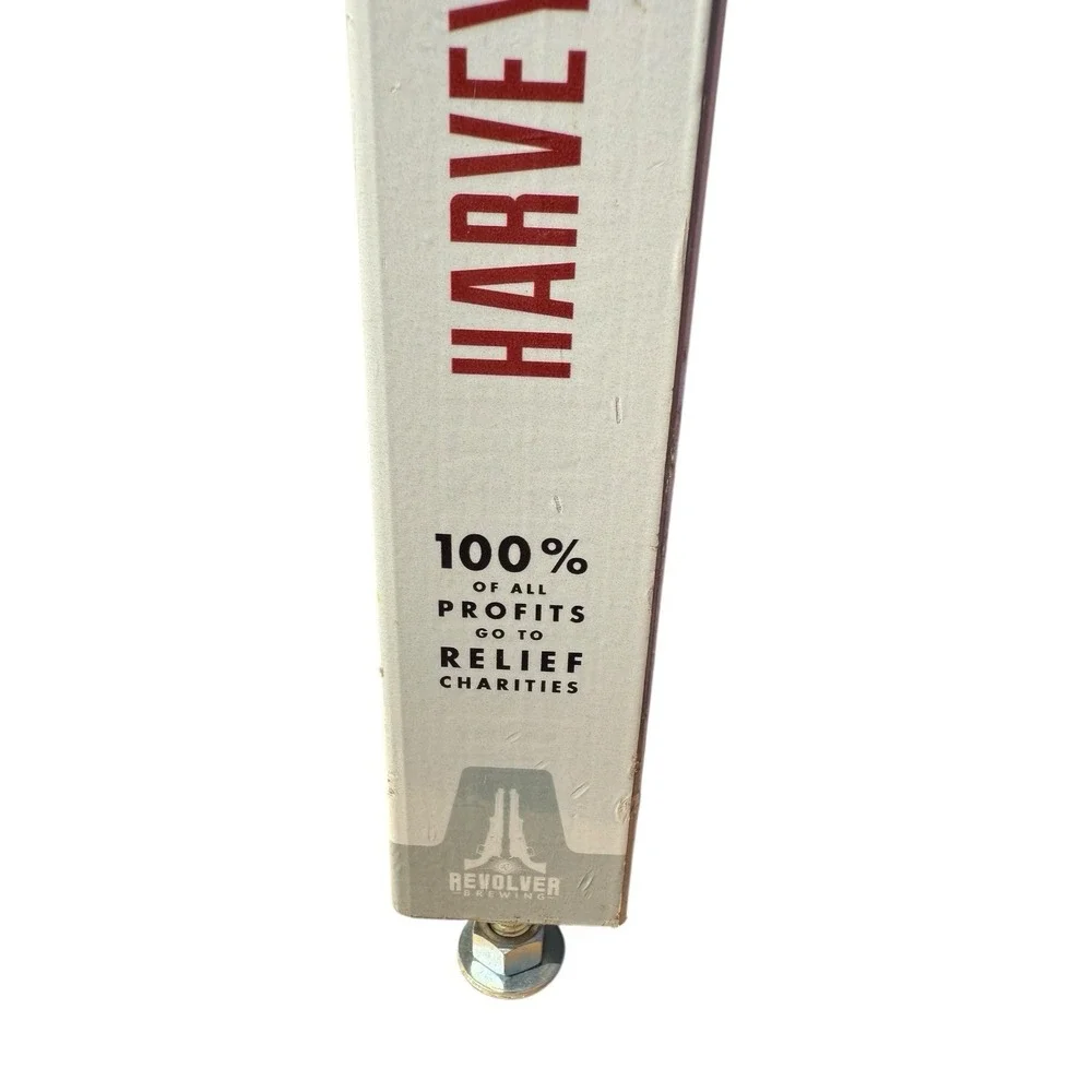 Revolver Brewing‎ Harvey Relief Golden Ale Special Edition Beer Tap Handle Bar